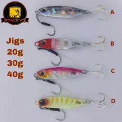 Fishing Jigs 20g, 30g and 40g Image From the Fishing Store