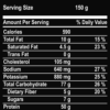Biox lean mass gainer nutrition facts - 1